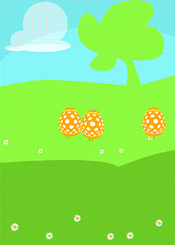 Easter Egg & cats