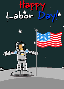 Happy Labor Day Moon