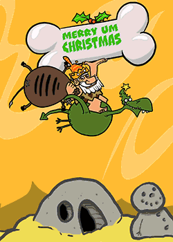 Prehistoric Santa