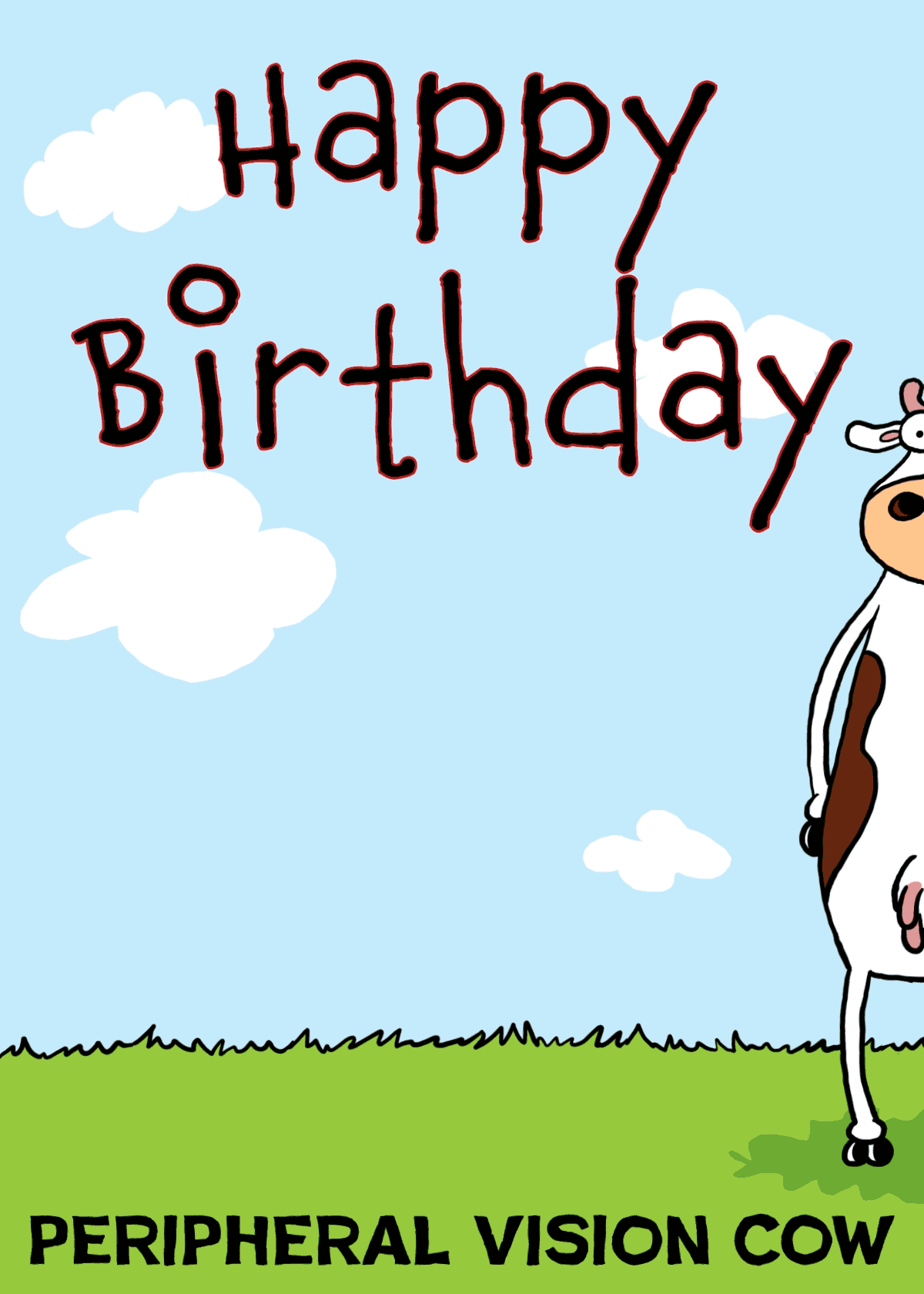 Peripheral Cow Birthday