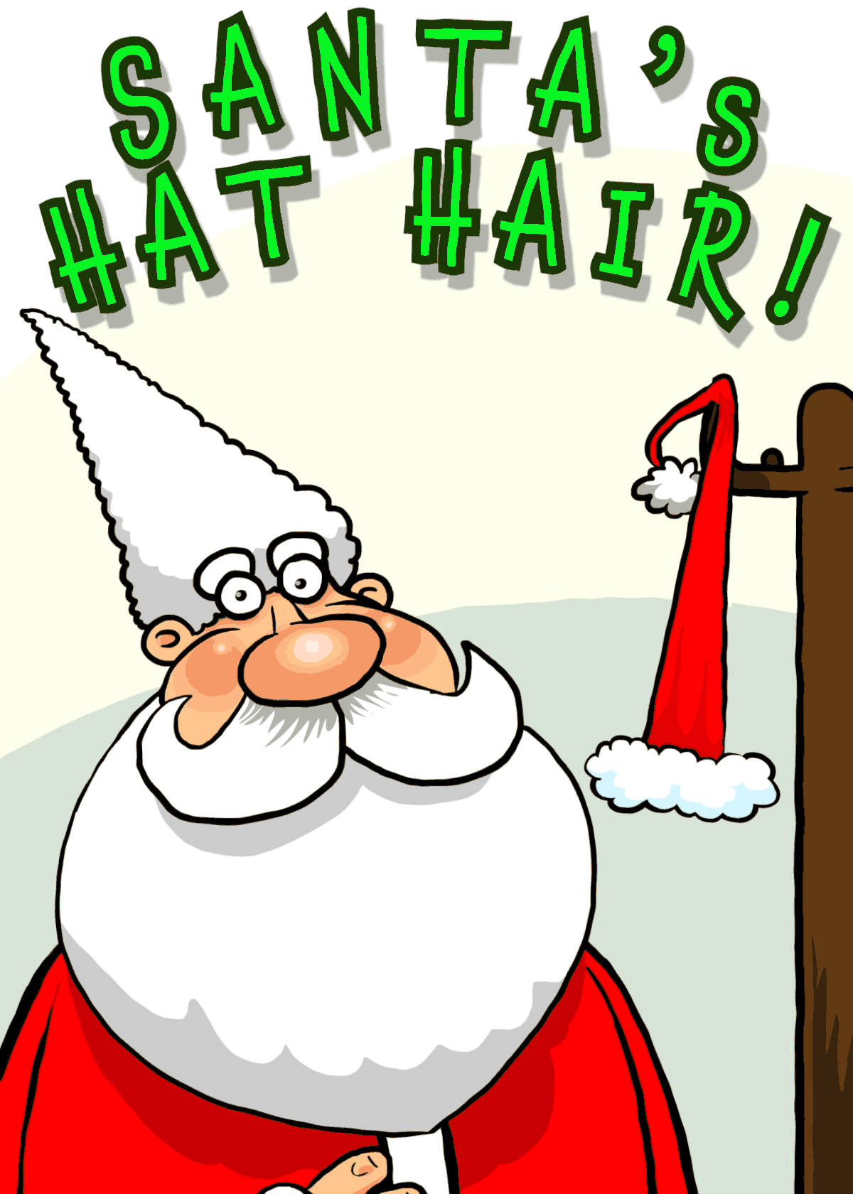 Santa's Hat Hair
